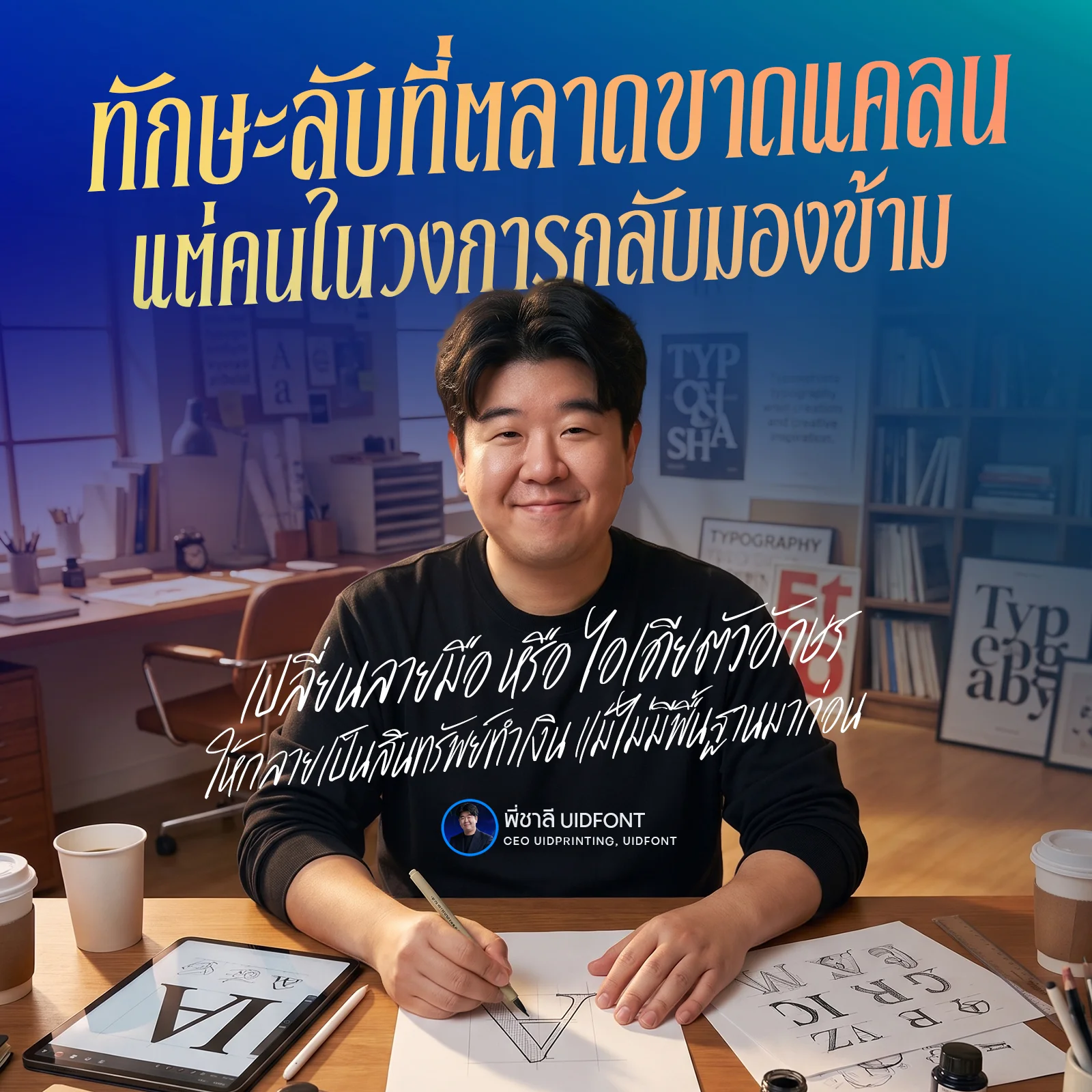 ออกแบบฟอนต์องค์กร